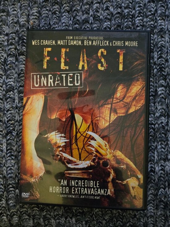 Genius Products, LLC Other - Feast Unrated Horror DVD - Wes Craven Matt Damon Ben Affleck - Special Features
